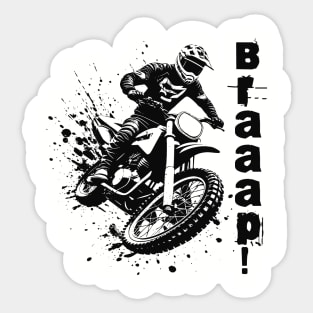 Motocross Braaap! Sticker